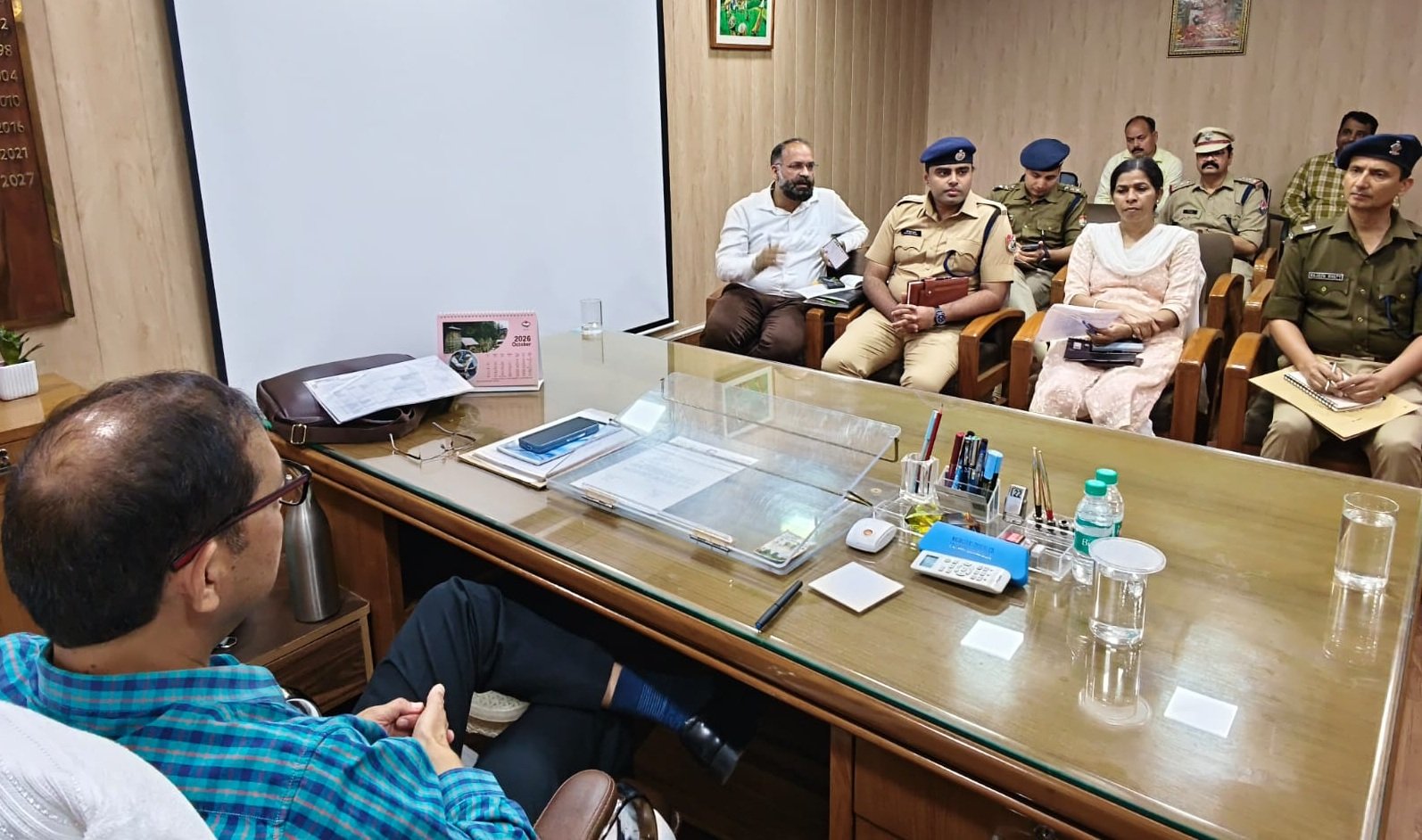 कुंभ में श्रद्धालुओं के आवागमन को लेकर मेला पुलिस प्रशासन ने किया मंथन