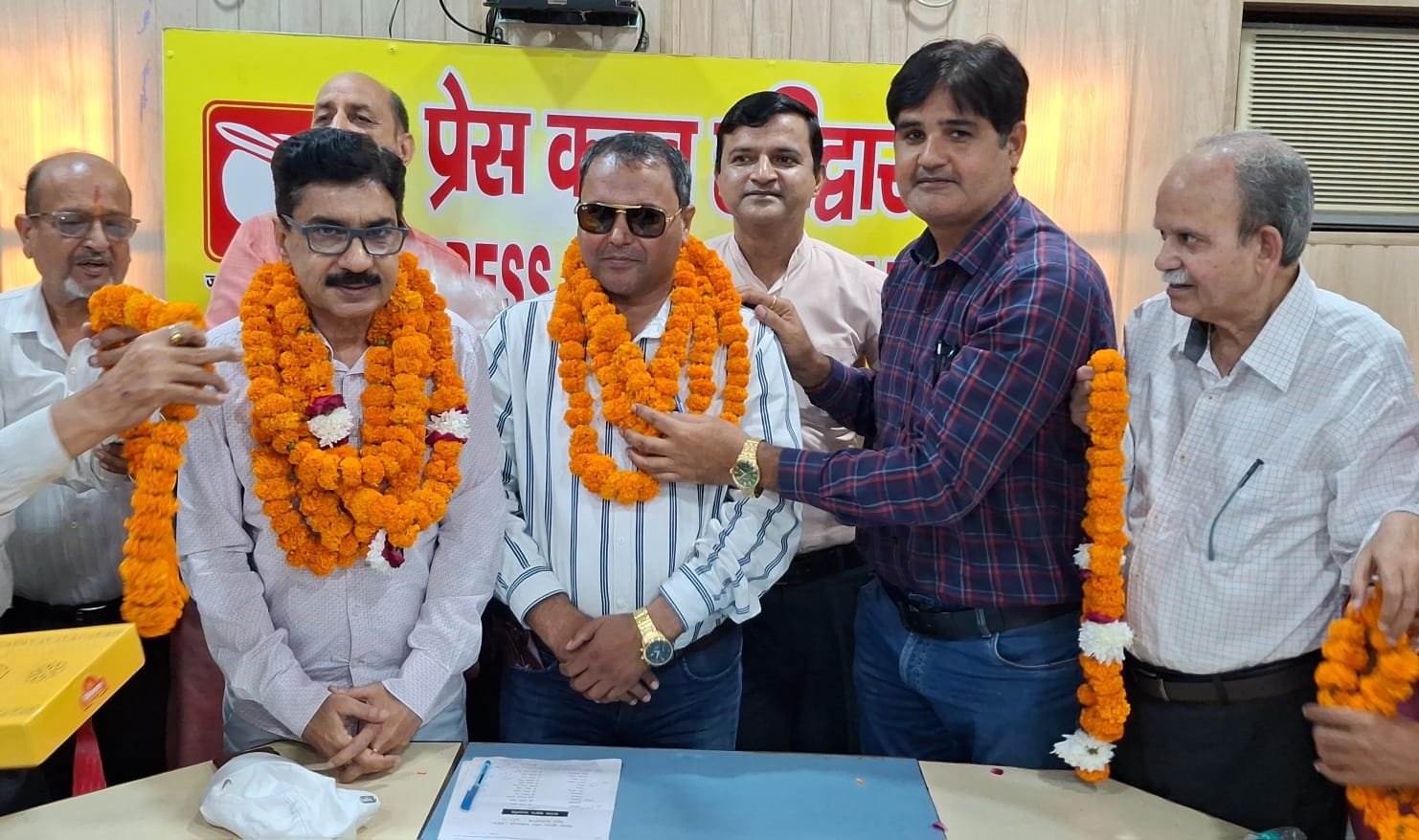 एनयूजे आई के जिलाध्यक्ष देवेंद्र शर्मा बने तो जोगेंद्र मावी को मिली महामंत्री की जिम्मेदारी